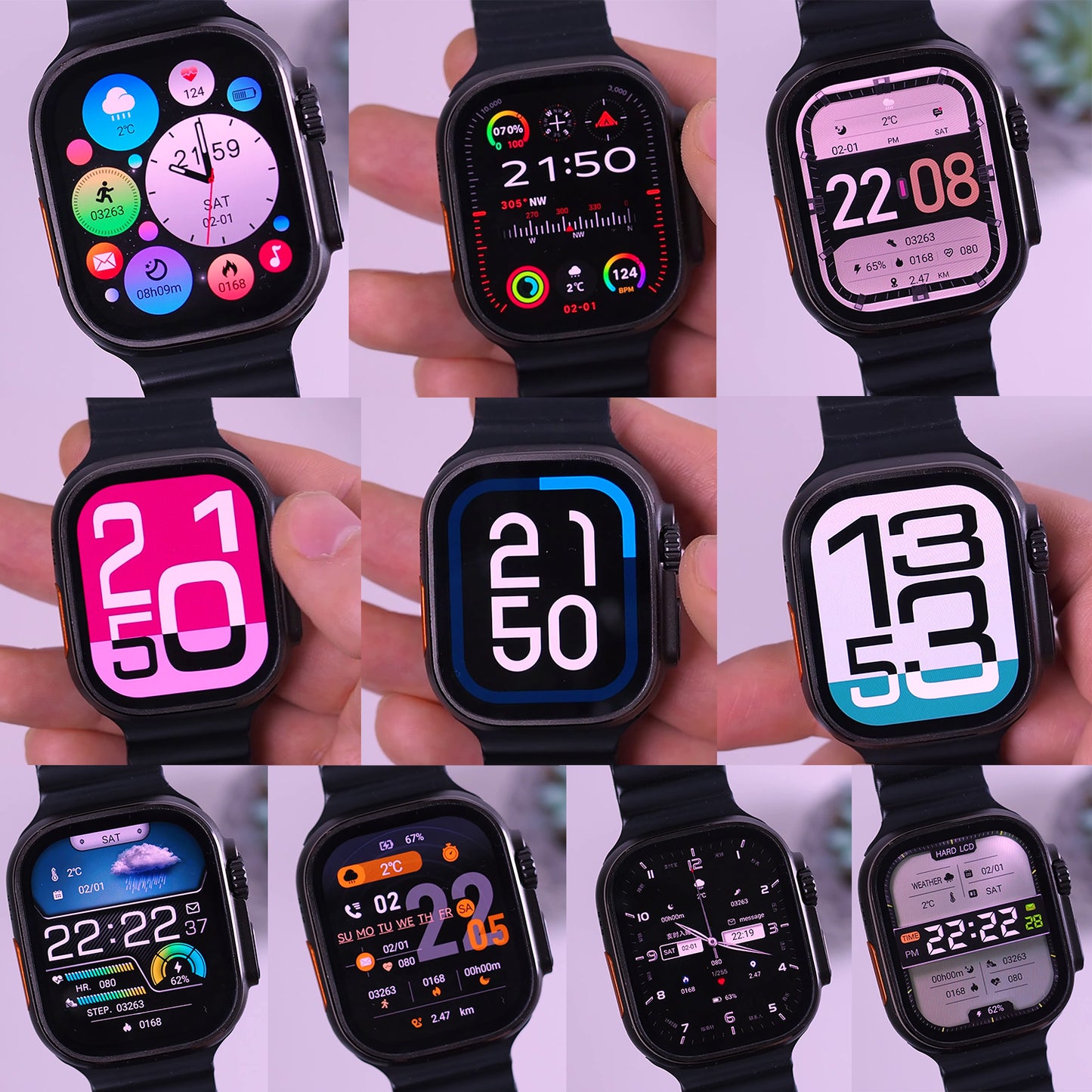 Smart Watches - HK10 ULTRA 3 MAX steel - Smartwatch Express