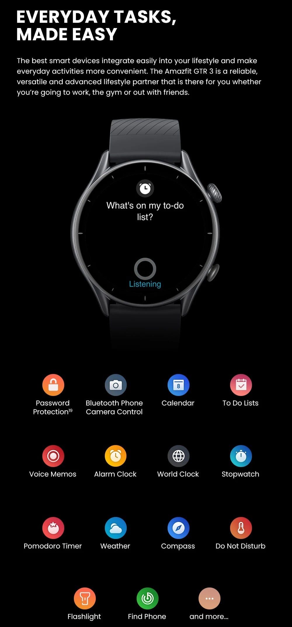 Smart Watches - Amazfit GTR 3 - Smartwatch Express