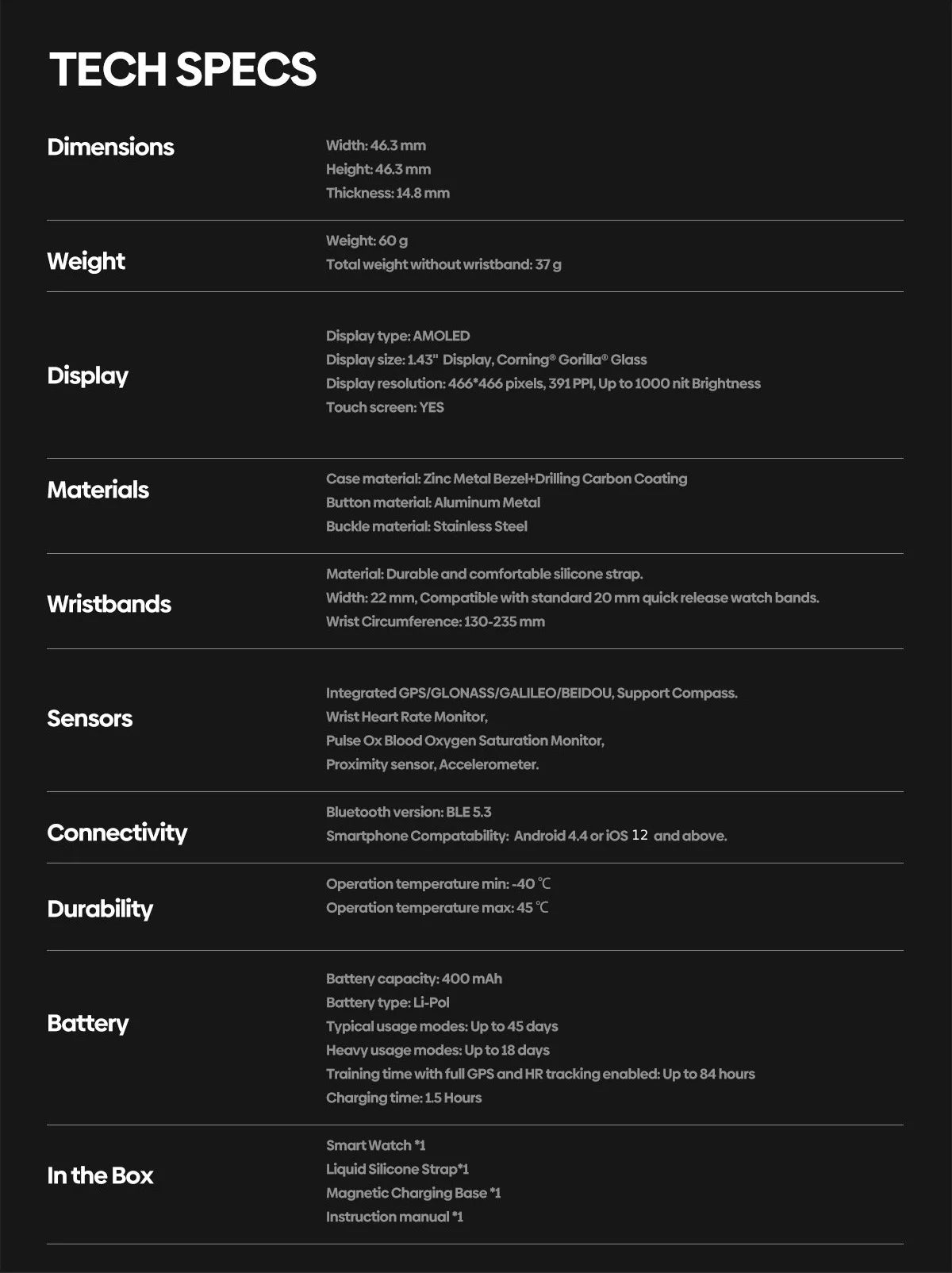 Smart Watches - Stratos 3 PRO GPS - Smartwatch Express