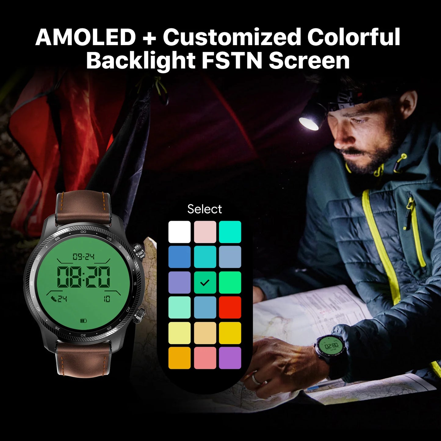 TicWatch Pro 3 Ultra leather