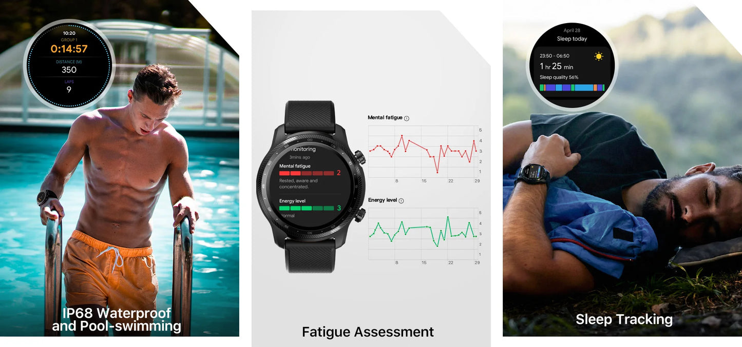 TicWatch Pro 3 Ultra leather