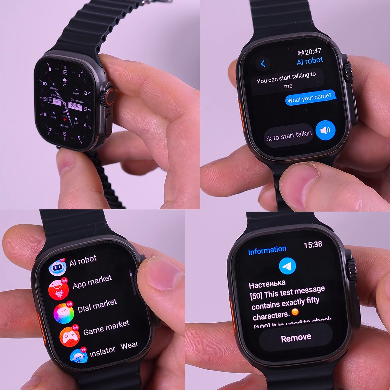Smart Watches - ​​HK10 ULTRA 3 MAX steel - Smartwatch Express