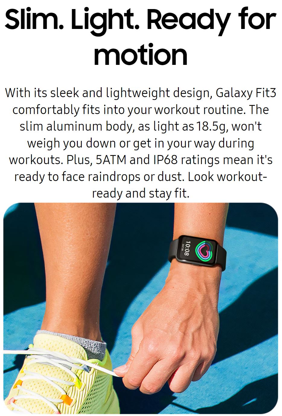 Smart Watches - ​​Samsung Galaxy Fit 3 - Smartwatch Express