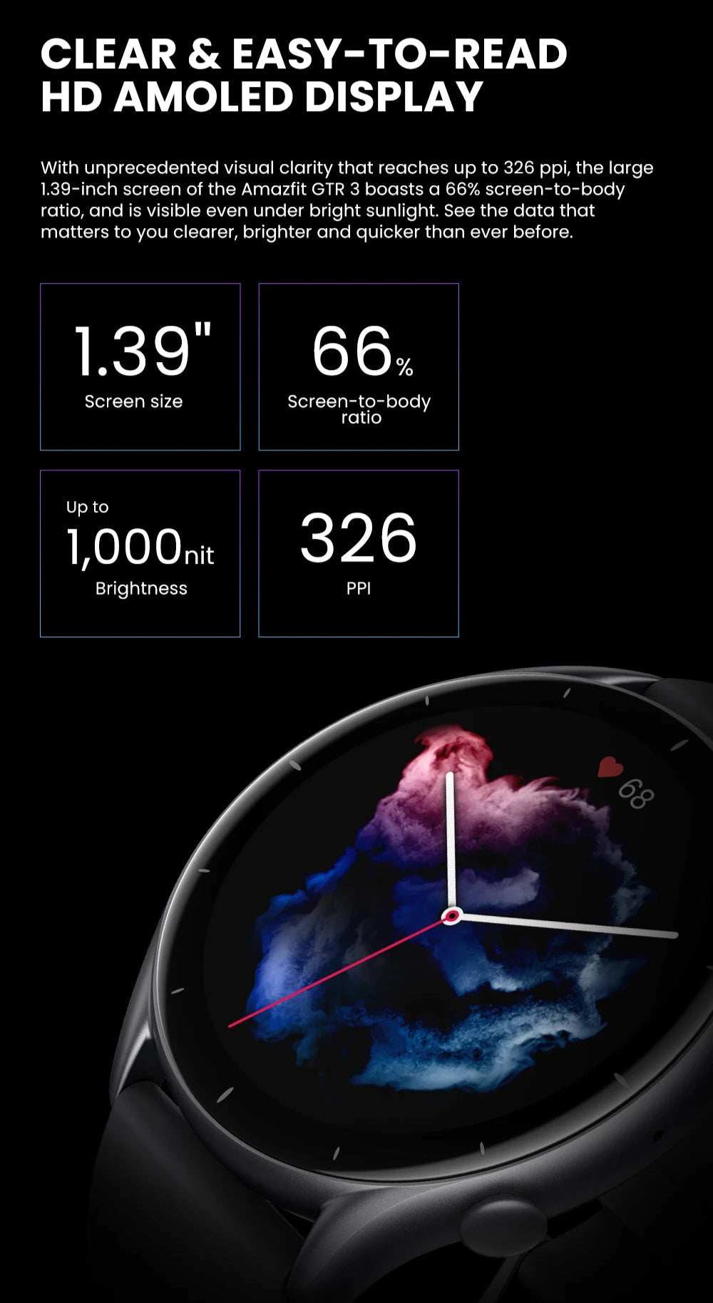 Smart Watches - ​​Amazfit GTR 3 - Smartwatch Express