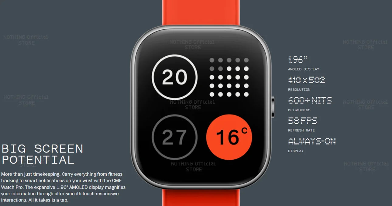 Smart Watches - ​​CMF Watch Pro by Nothing duo - Smartwatch Express