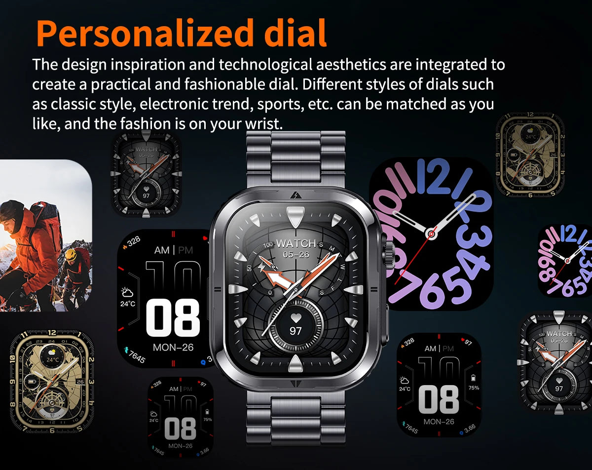 Smart Watches - ​​MK86 steel - Smartwatch Express