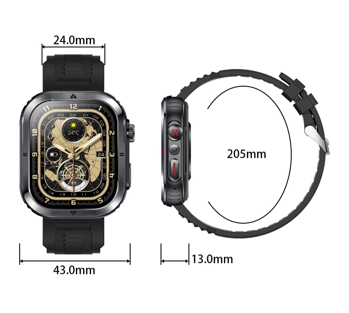 Smart Watches - ​​MK86 steel - Smartwatch Express