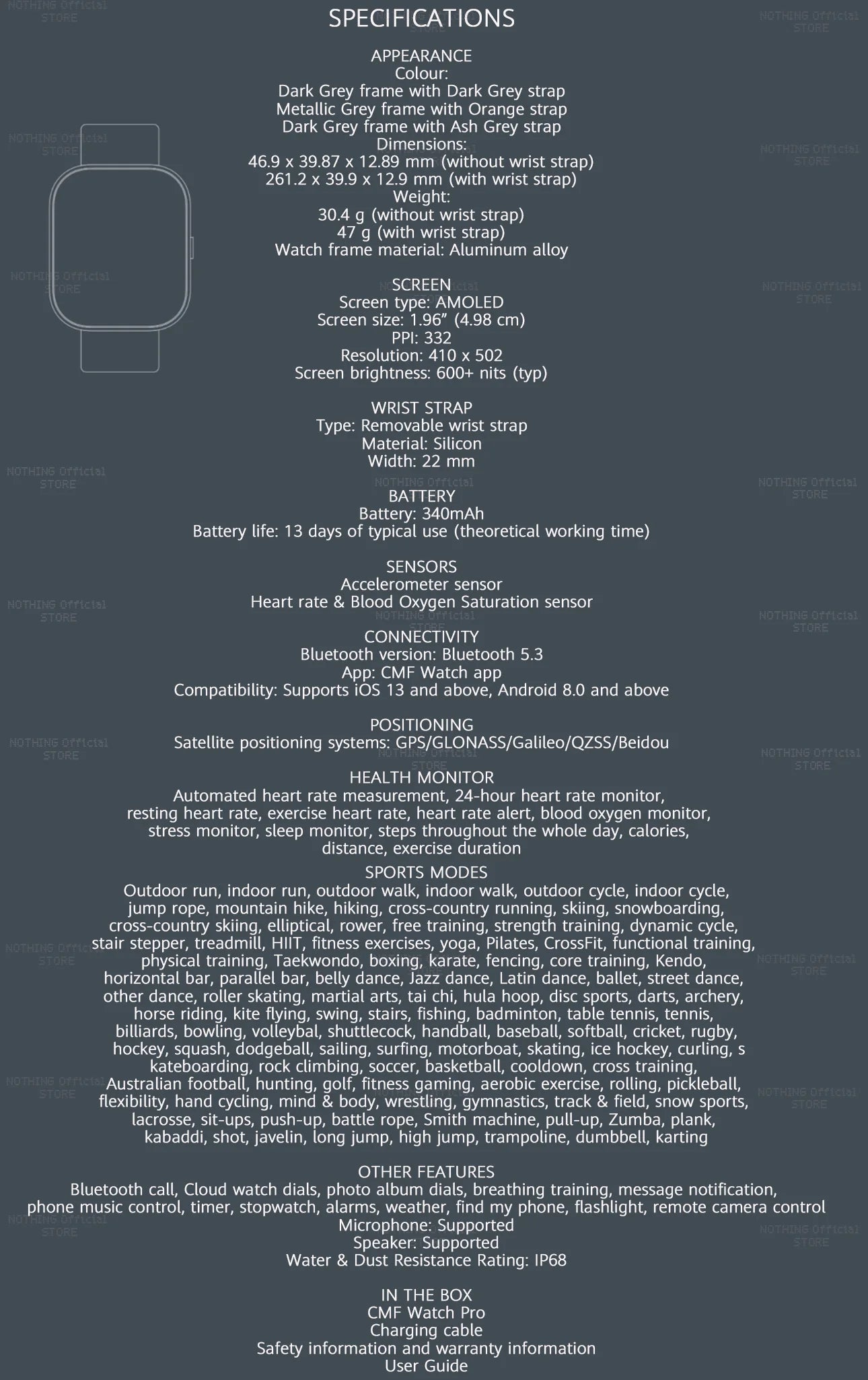 Smart Watches - ​​CMF Watch Pro by Nothing duo - Smartwatch Express