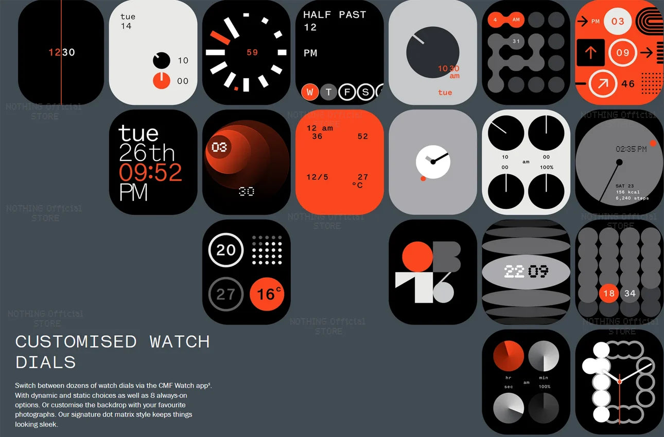 CMF Watch Pro by Nothing duo